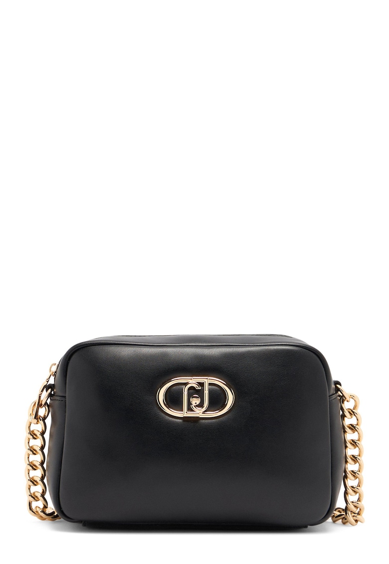 Geanta crossbody cu fermoar Lapuffy - Negru