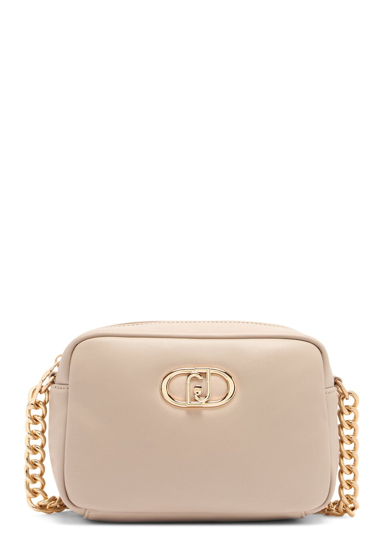 Geanta crossbody cu fermoar Lapuffy - Bej