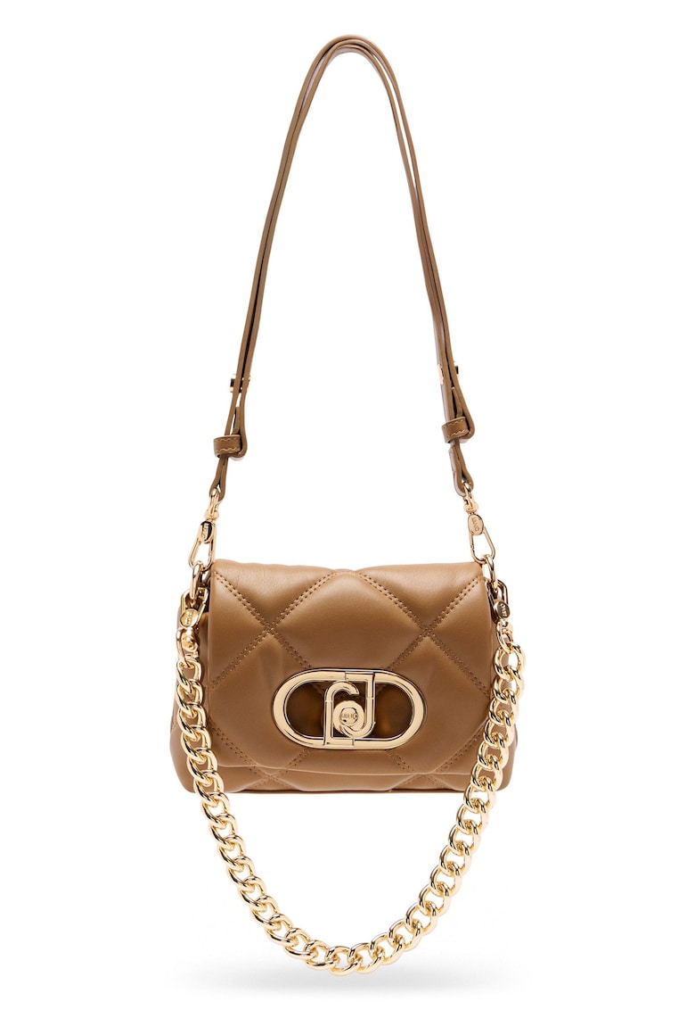 Geanta crossbody matlasata cu clapa Lapuffy