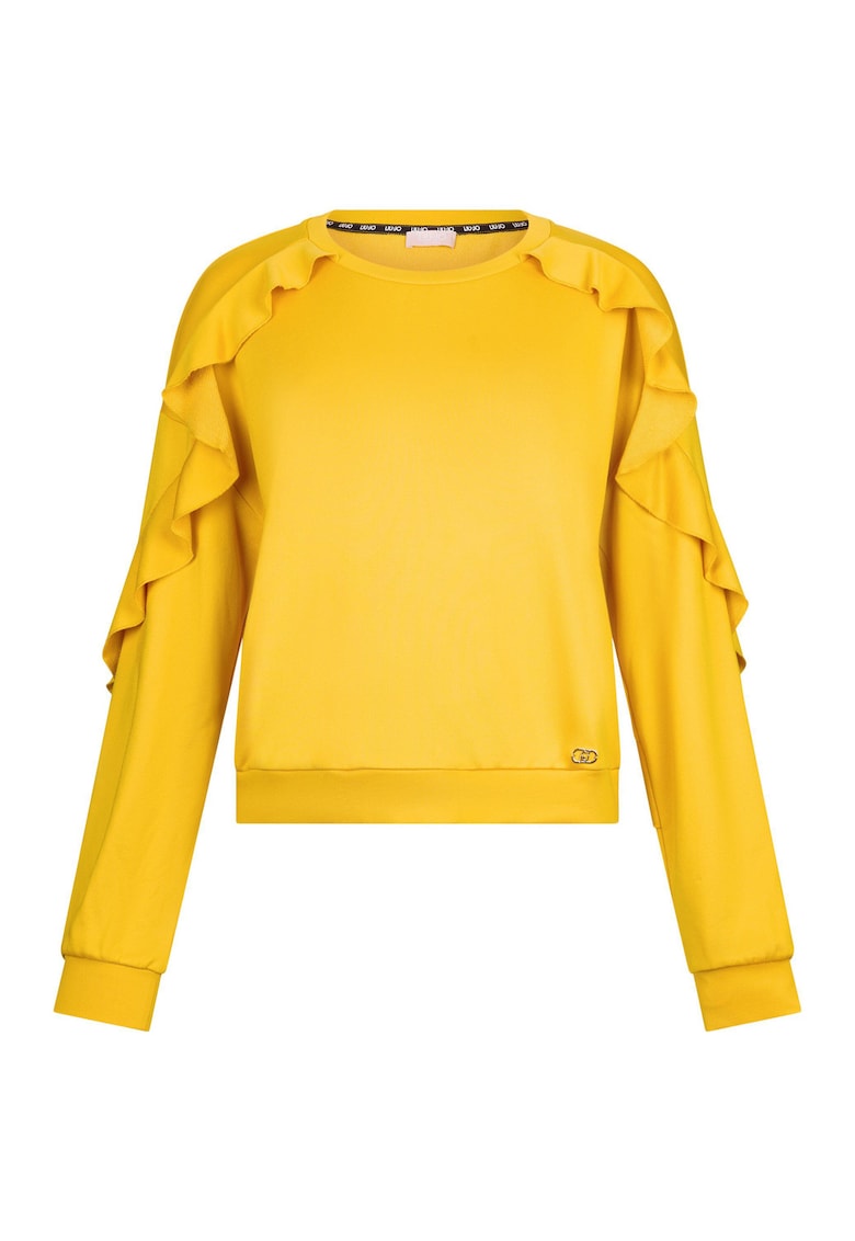 Bluza de trening cu maneci cu volane