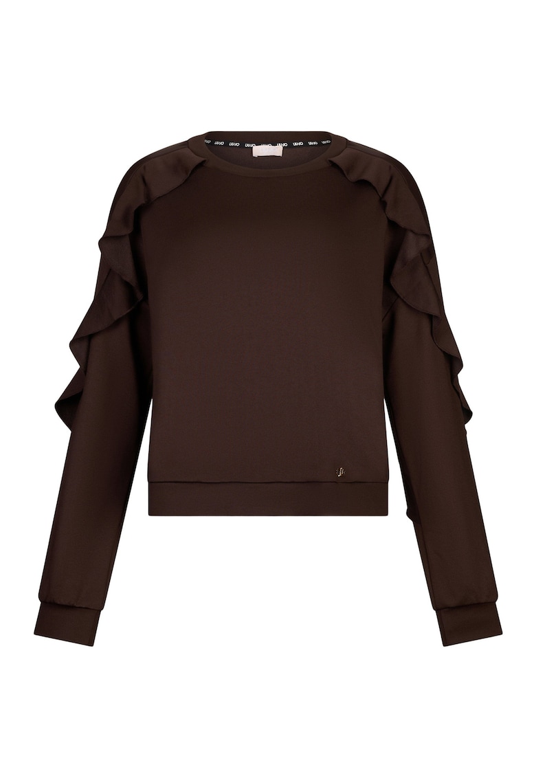 Bluza de trening cu maneci cu volane