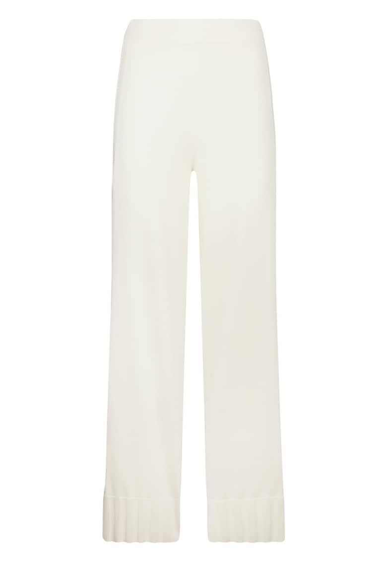 Pantaloni drepti cu talie elastica