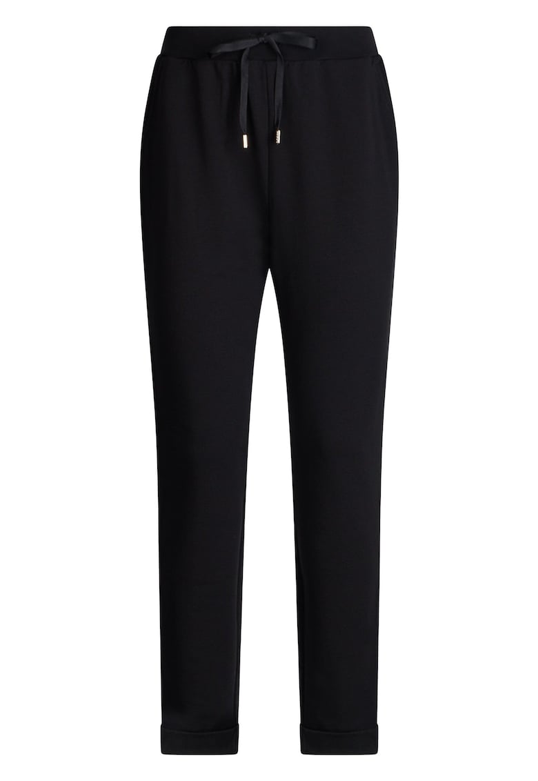 Pantaloni drepti din fleece cu talie ajustabila