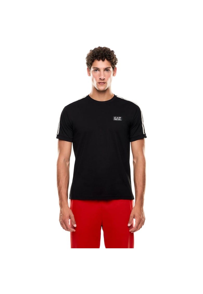 Tricou EA7 Logo Series Tape Negru - 65875