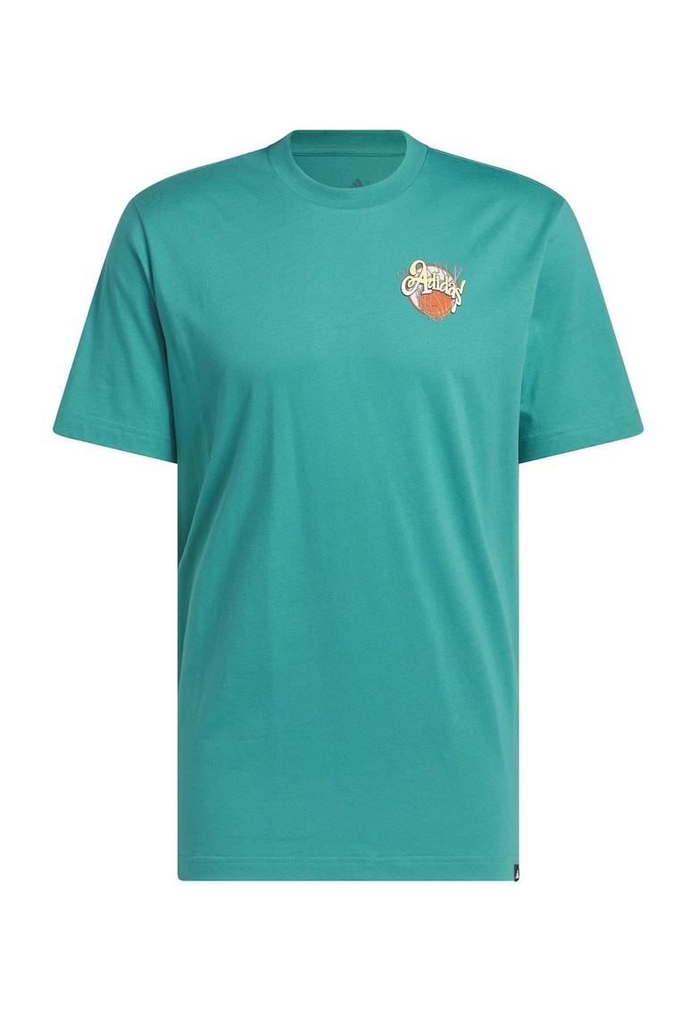 Tricou Novelty Tee 2 JV8428 Barbati Negru - Turcoaz