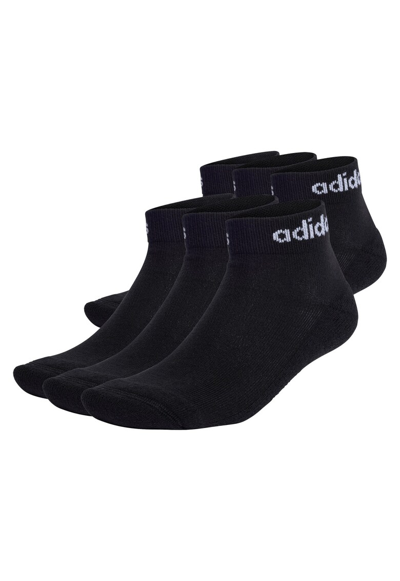 Set de sosete pana la glezna unisex - 6 perechi - Negru