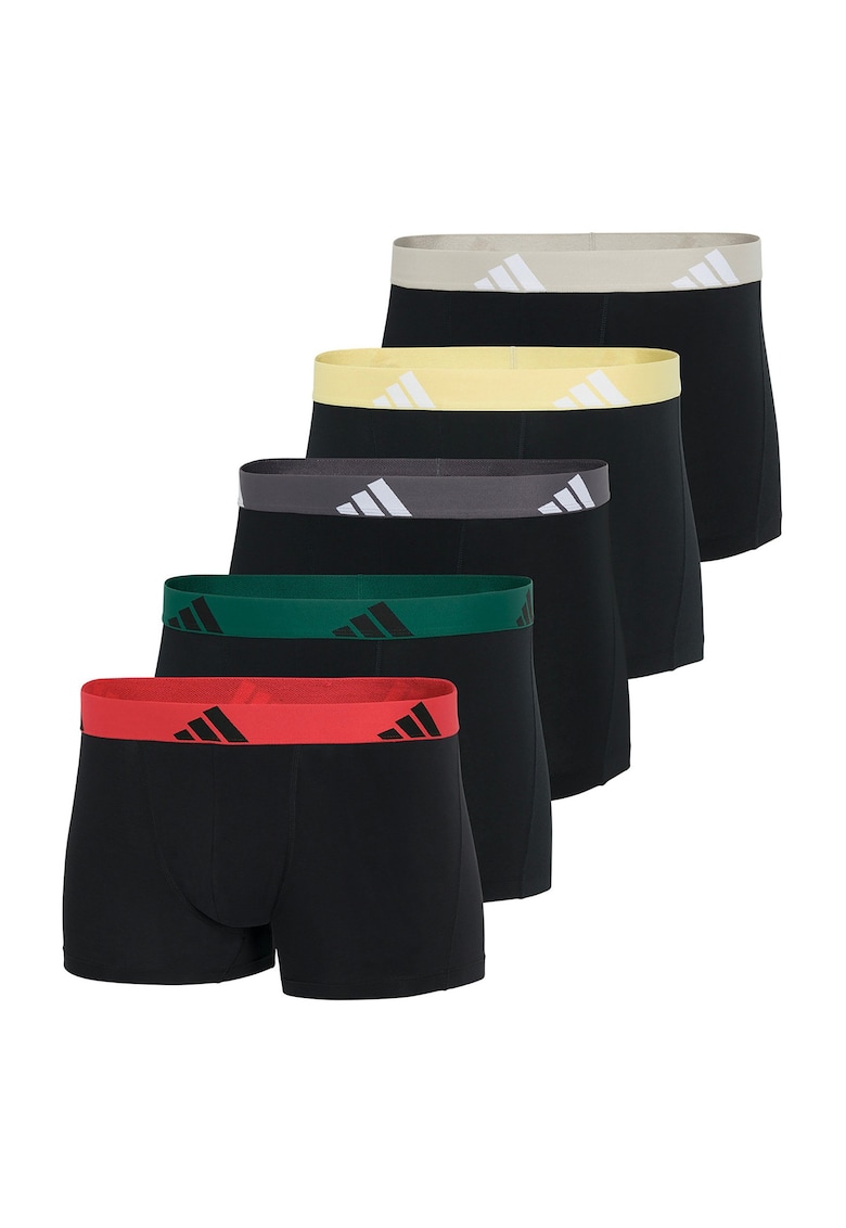 Set de boxeri cu banda logo in talie - 5 perechi