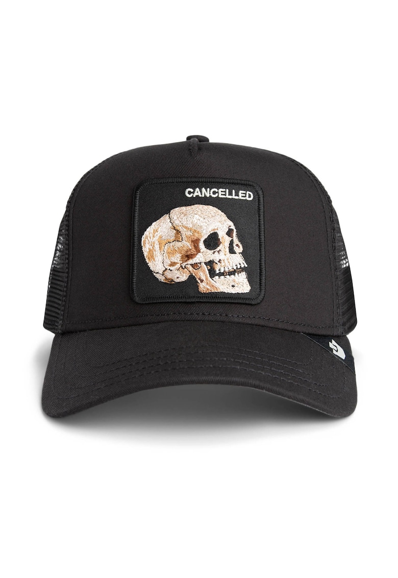 Goorin Bros Sapca trucker unisex cu aplicatie frontala - Negru/Maro
