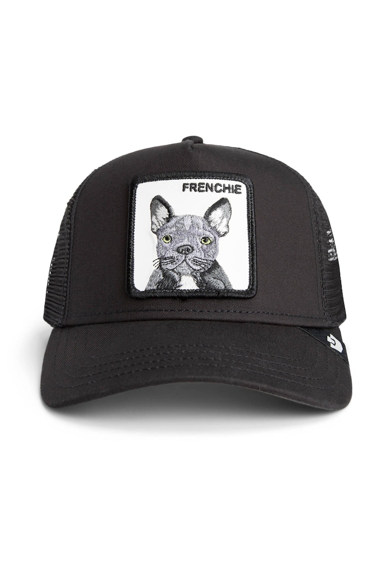 Goorin Bros Sapca trucker unisex cu aplicatie frontala - Gri/Negru stins/Alb optic