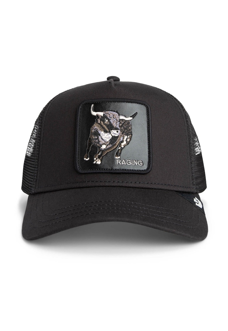 Goorin Bros Sapca trucker unisex cu aplicatie frontala - Alb/Negru stins/Kaki