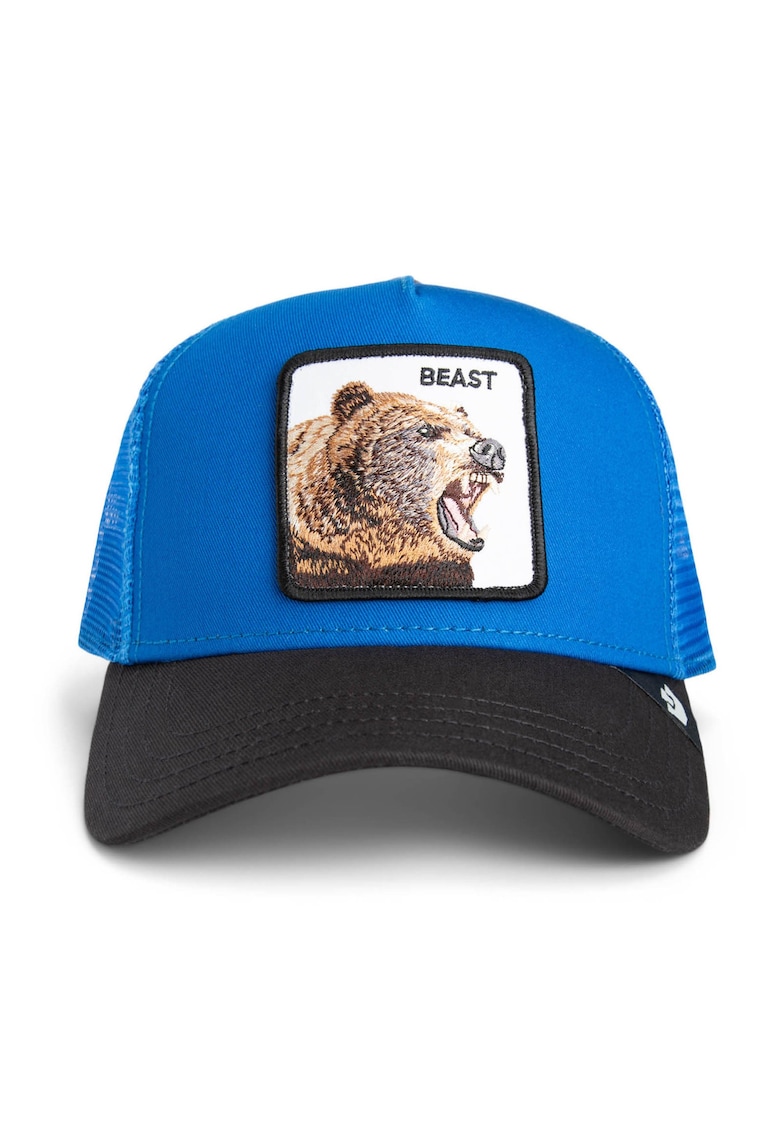 Sapca unisex cu broderie - Negru/Albastru royal