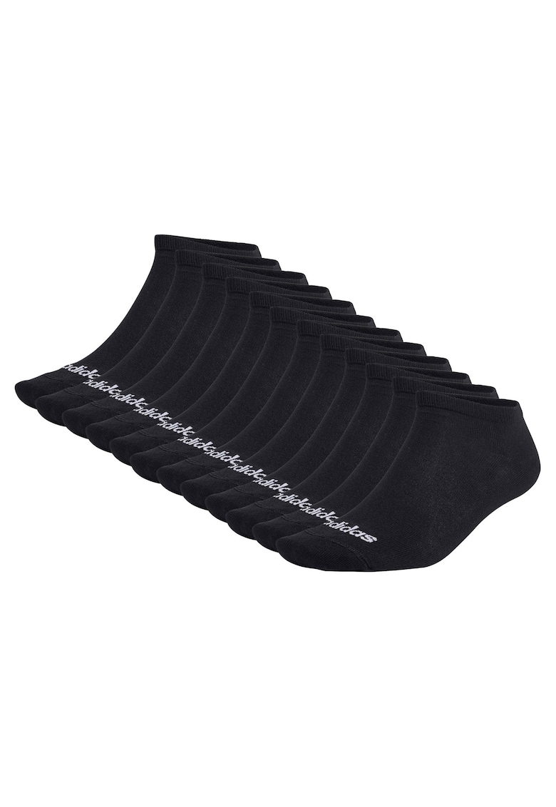 Set de sosete scurte unisex - 12 perechi - Negru