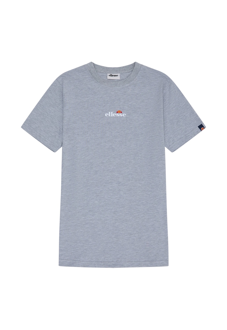 Tricou regular fit cu imprimeu text - Gri deschis