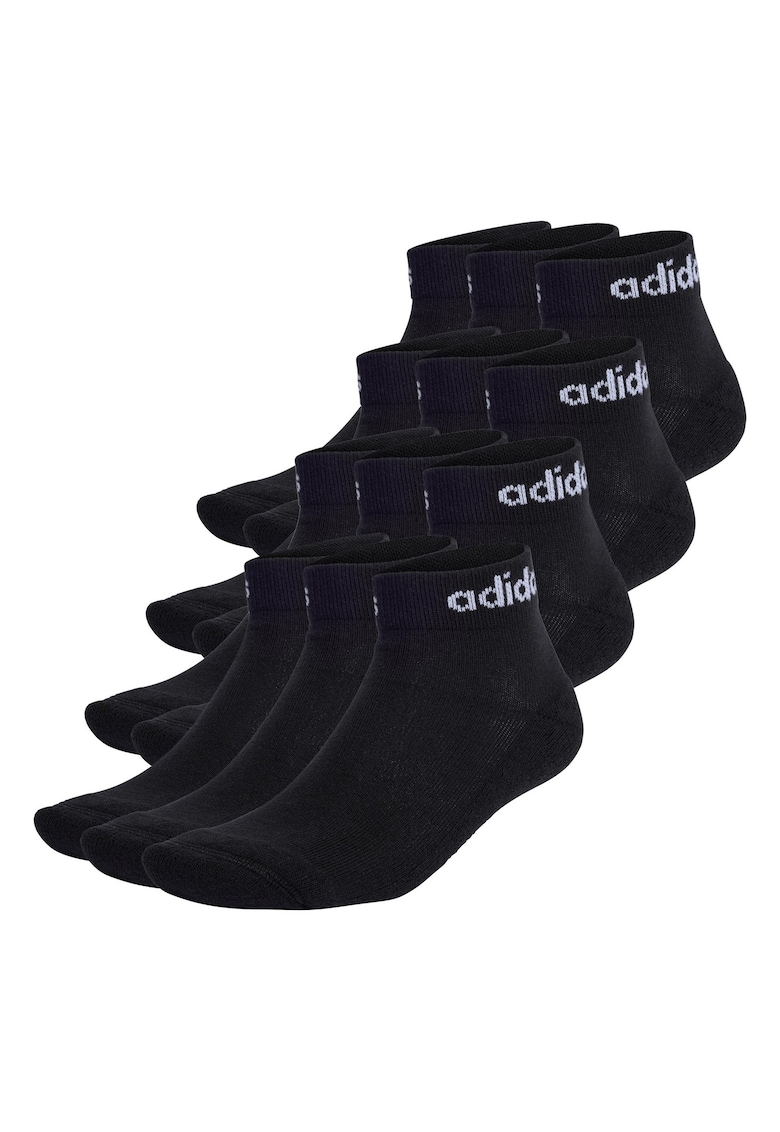 Adidas Set de sosete unisex pana la glezna -12 perechi - Negru