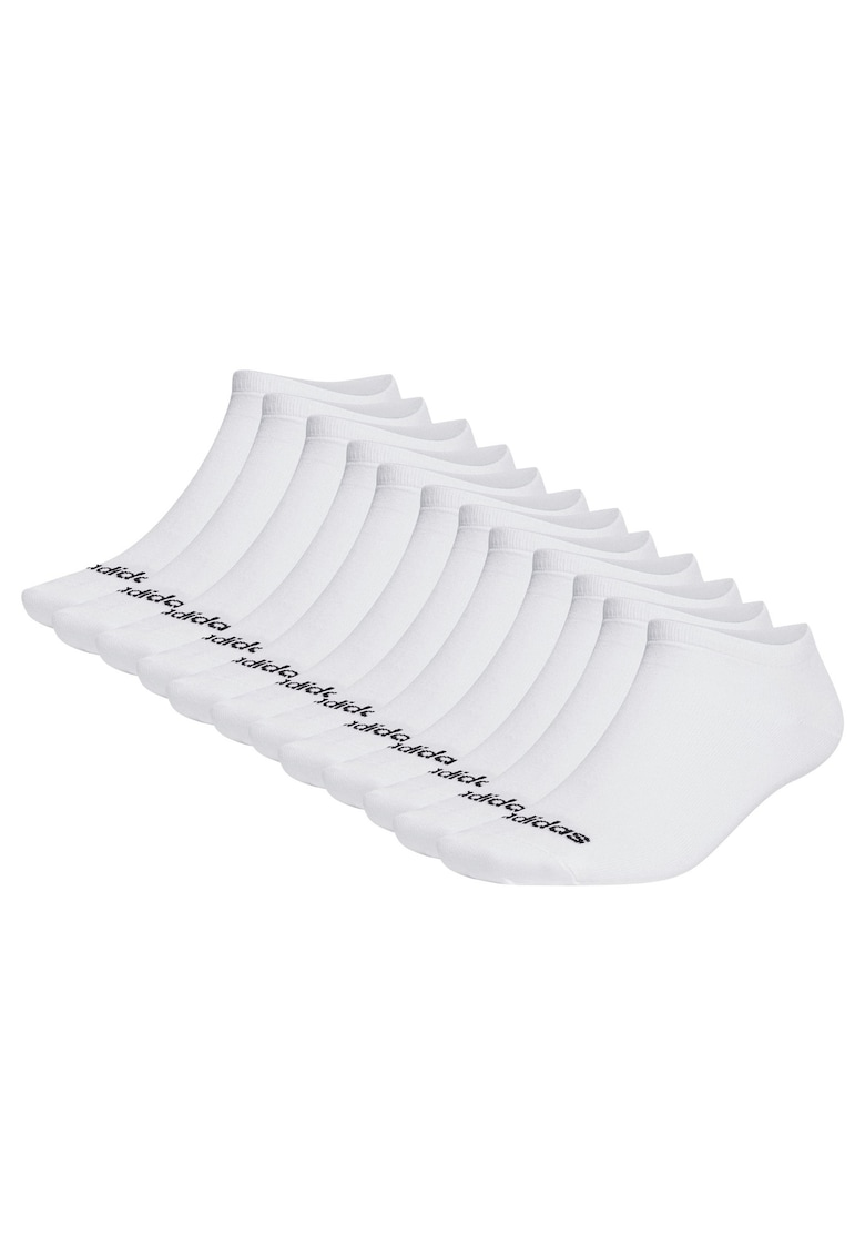 Adidas Set de sosete scurte unisex - 12 perechi - Alb