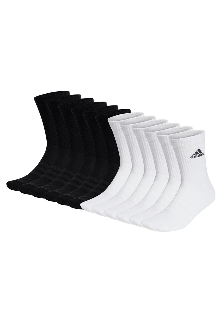 Set de sosete lungi unisex cu logo -12 perechi