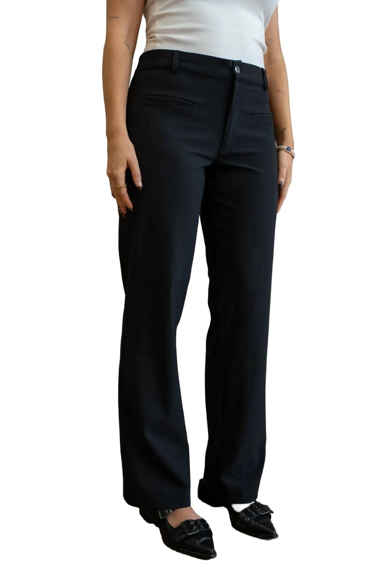 Pantaloni pentru dama - Flockhart - textil - negru