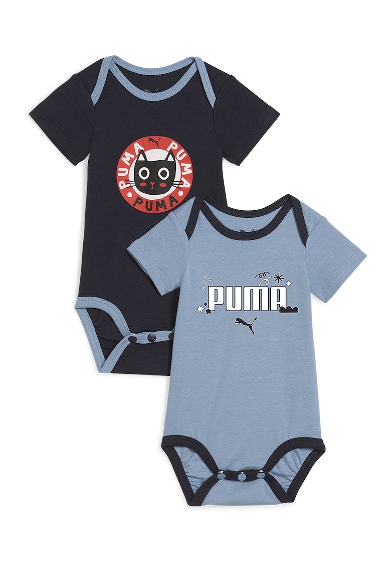 Set de body-uri din amestec de bumbac - 2 piese