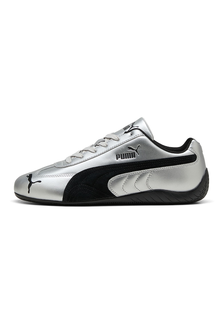 Pantofi sport din piele cu aspect metalizat Speedcat Metallic