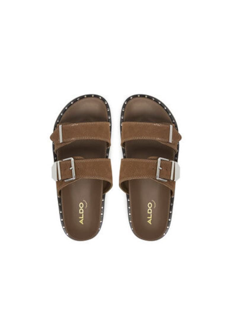 Slapi dama 13904965 - Piele naturala - Maro - Maro