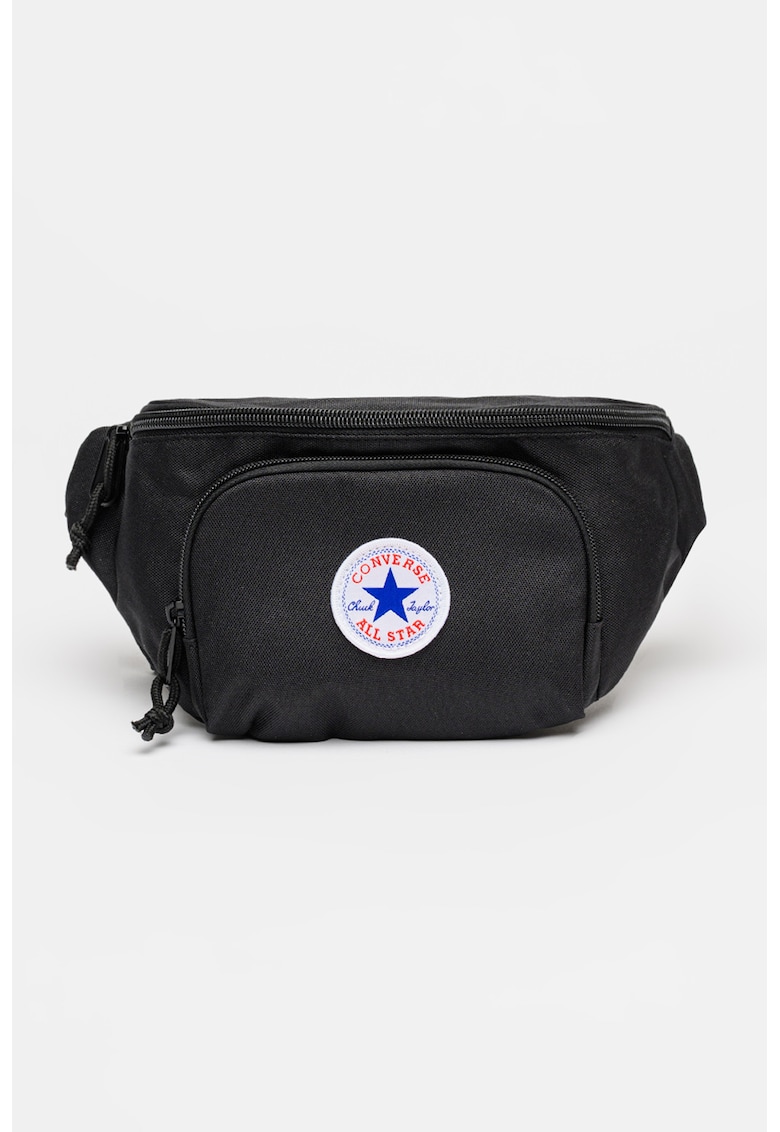 Borseta cu logo - Negru