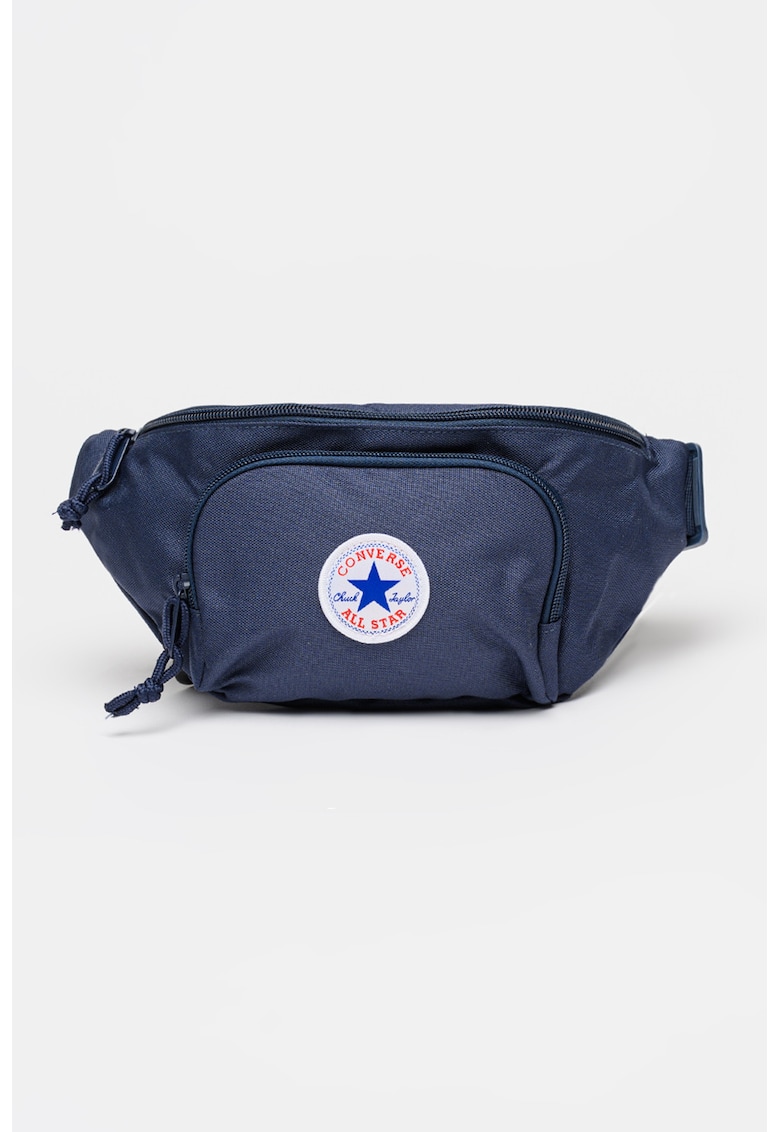 Borseta cu logo - Bleumarin