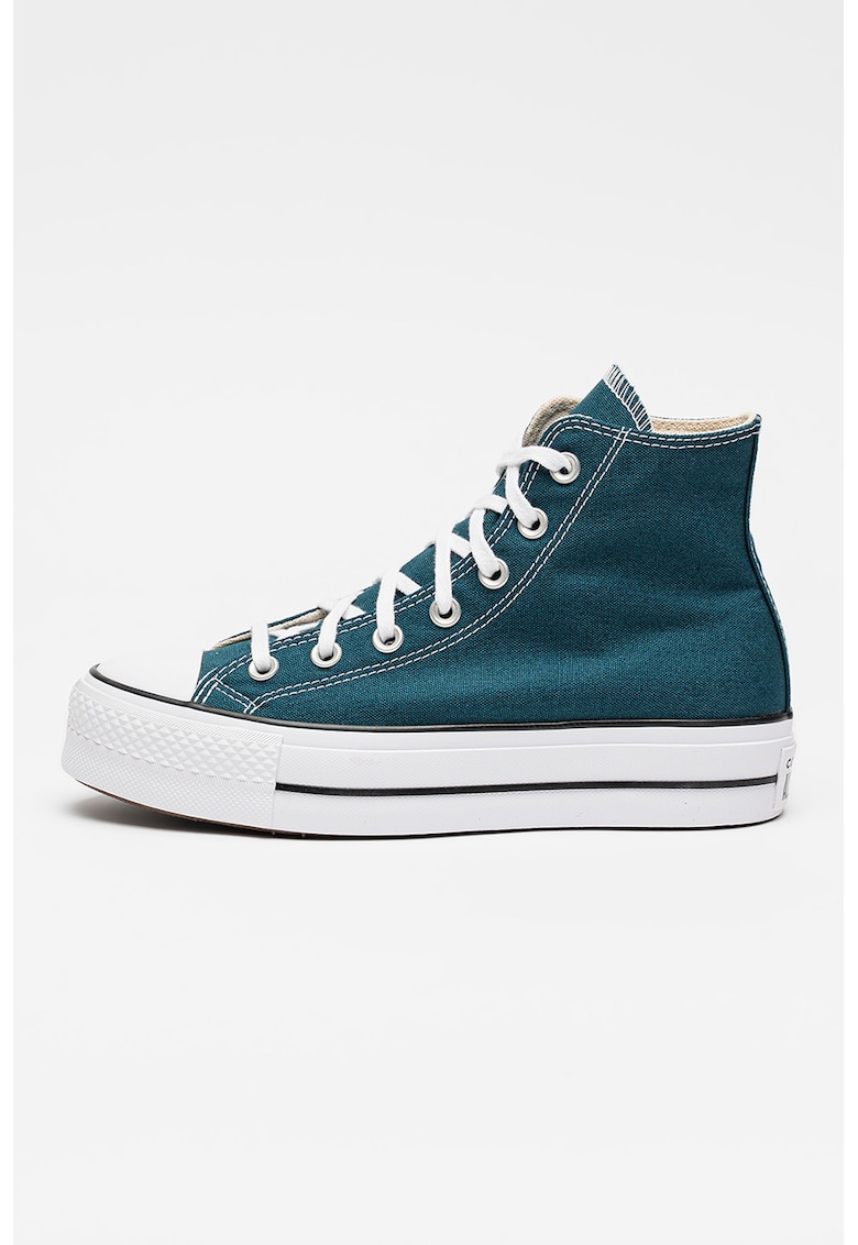 Tenisi din panza cu talpa flatform Chuck Taylor All Star Lift