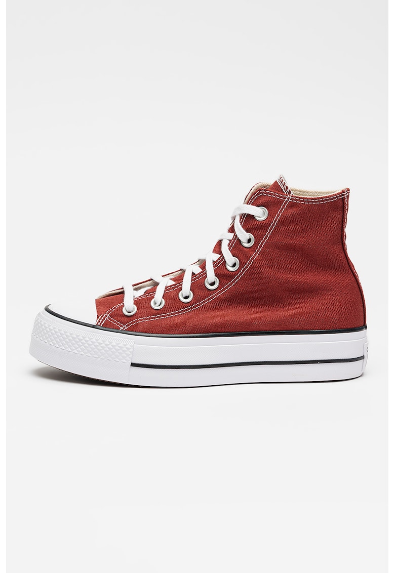 Tenisi din panza cu talpa flatform Chuck Taylor All Star Lift