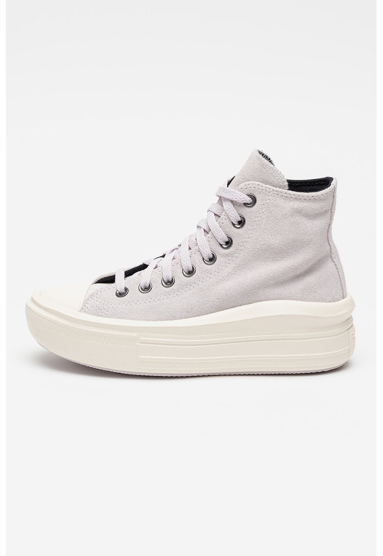 Pantofi sport din piele intoarsa cu talpa cu platforma Chuck Taylor All Star