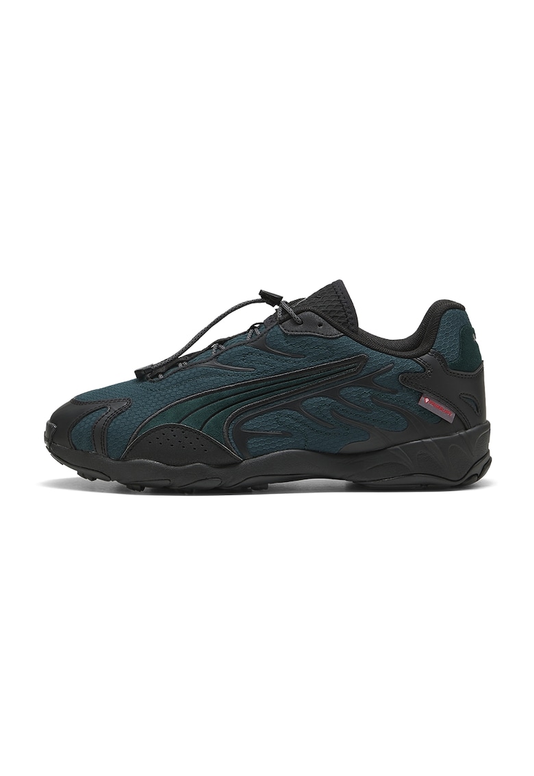 Pantofi sport Inhale Urban Explorer din material textil cu insertii de piele - Negru/Bleumarin