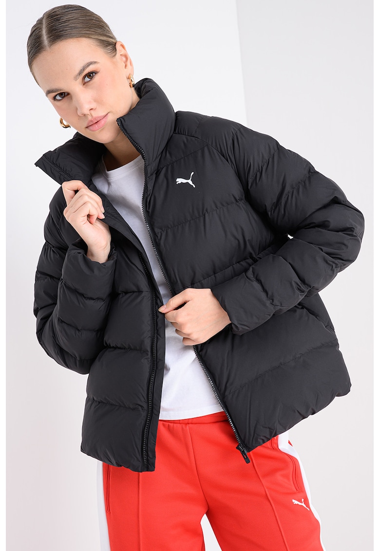 Geaca cu finisaj rezistent la apa si maneci raglan