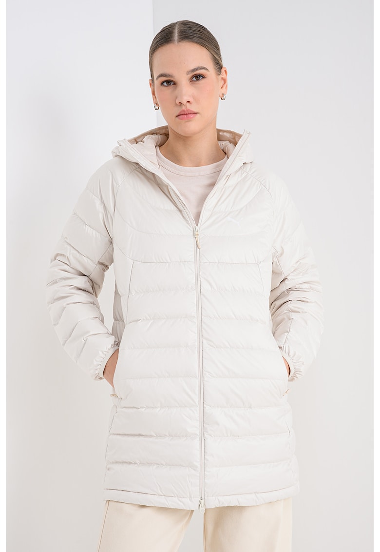 Geaca cu umplutura de puf si gluga Powder Lite