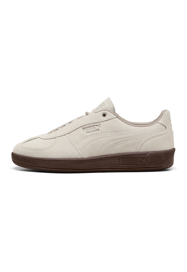 Pantofi sport din piele intoarsa Palermo Graftman Alpine - Alb fildes