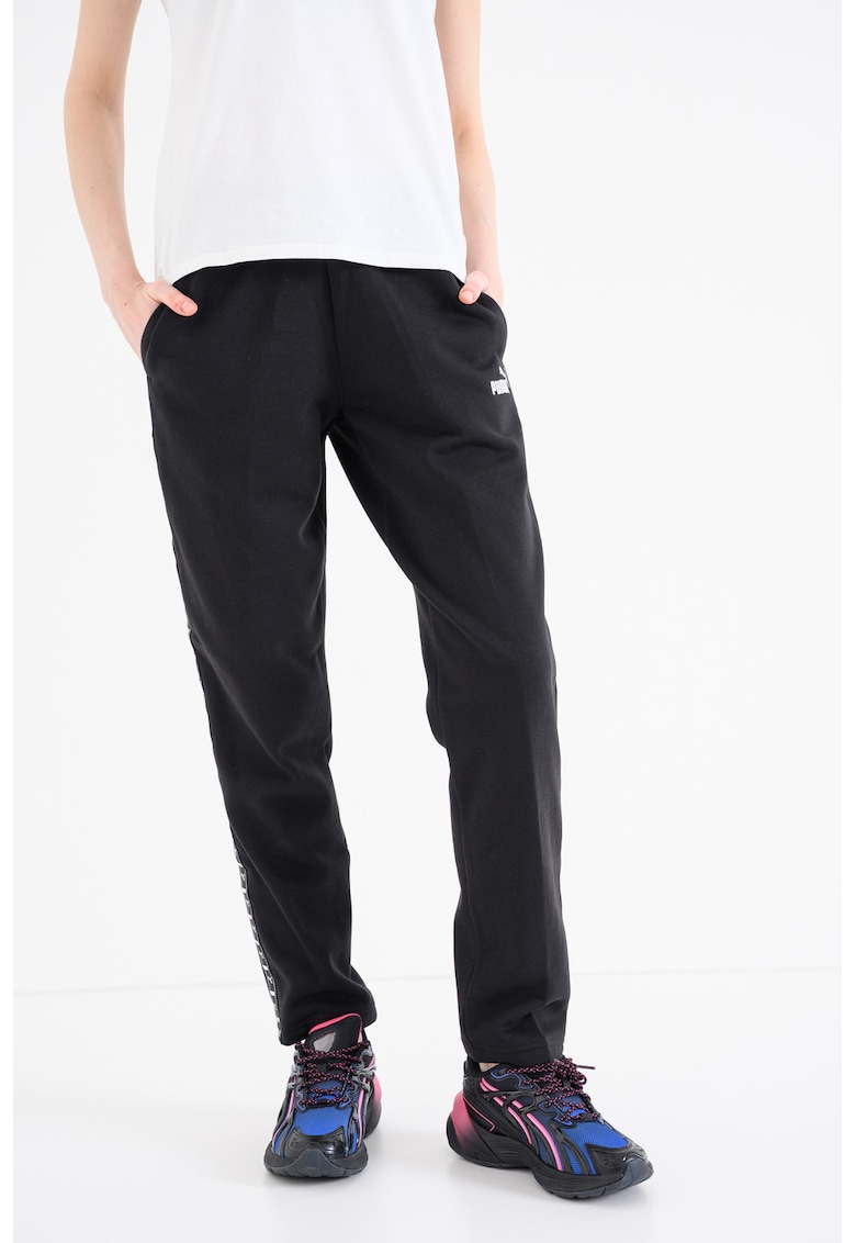 Pantaloni de trening cu benzi laterale cu logo Essentials
