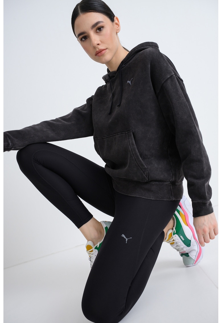 Hanorac relaxed-fit cu aspect decolorat Essentials Elevated