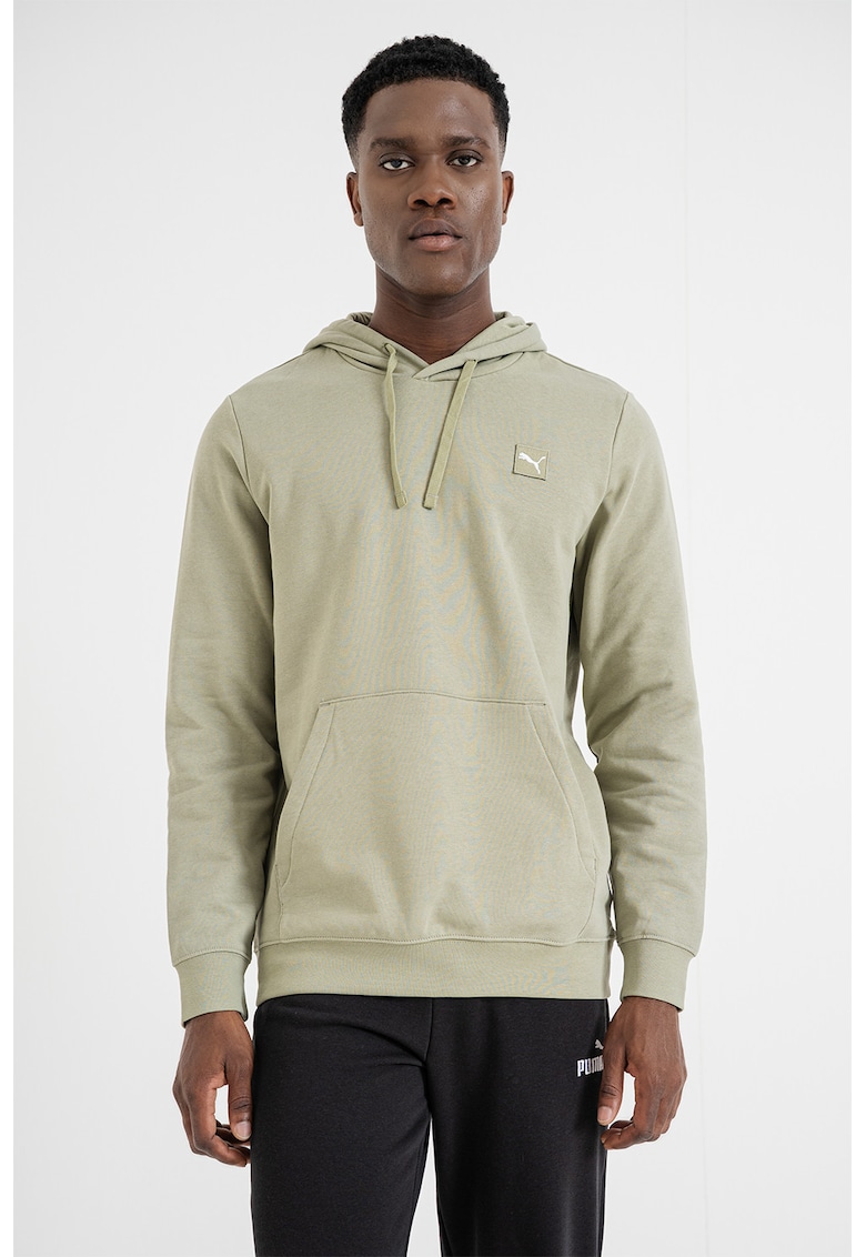 Hanorac din amestec de bumbac - Verde pal