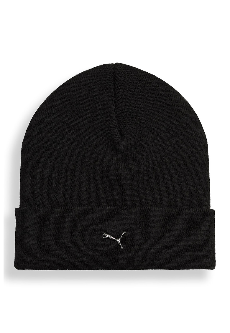 Caciula tricotata cu logo metalic