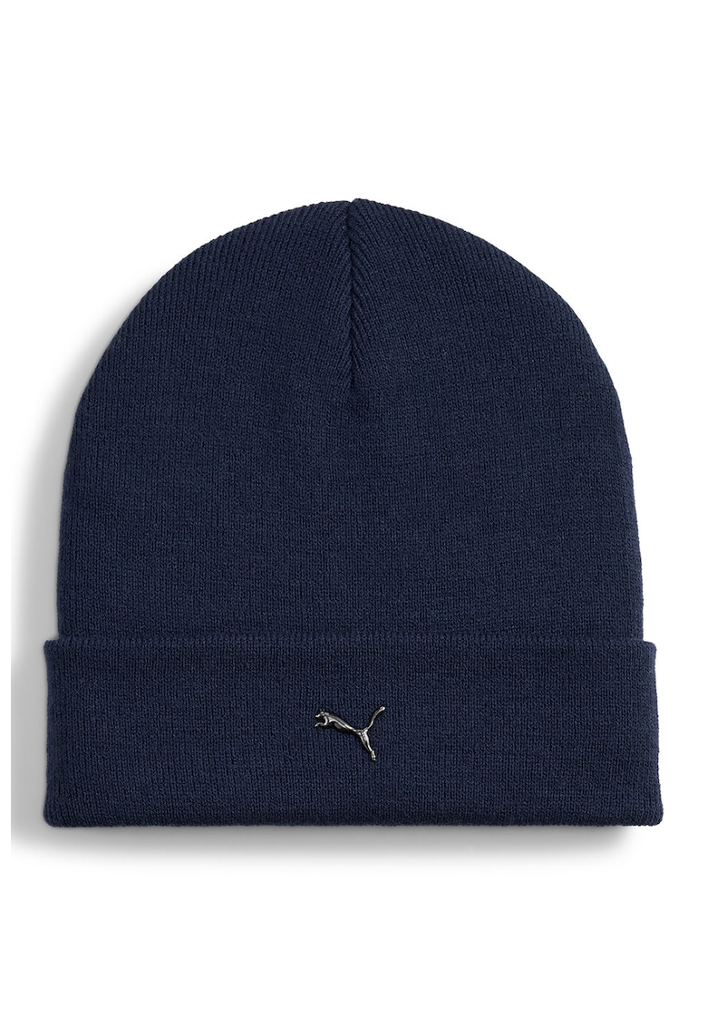 Caciula tricotata cu logo metalic