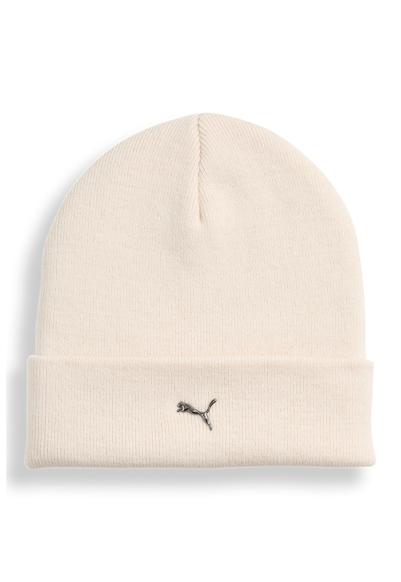 Caciula tricotata cu logo metalic