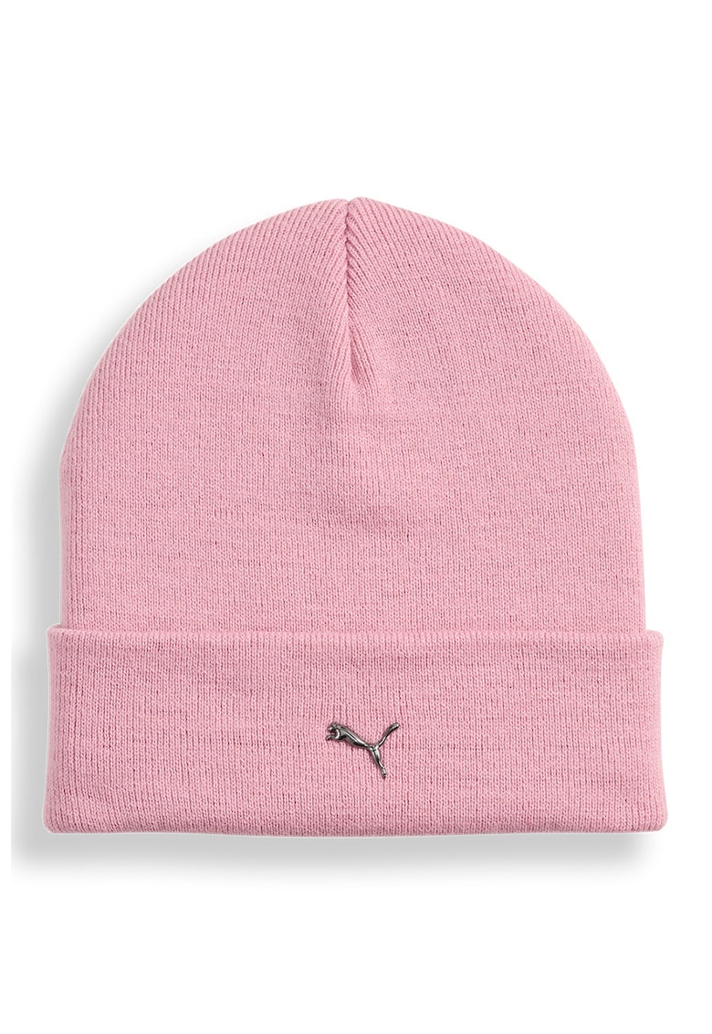 Caciula tricotata cu logo metalic