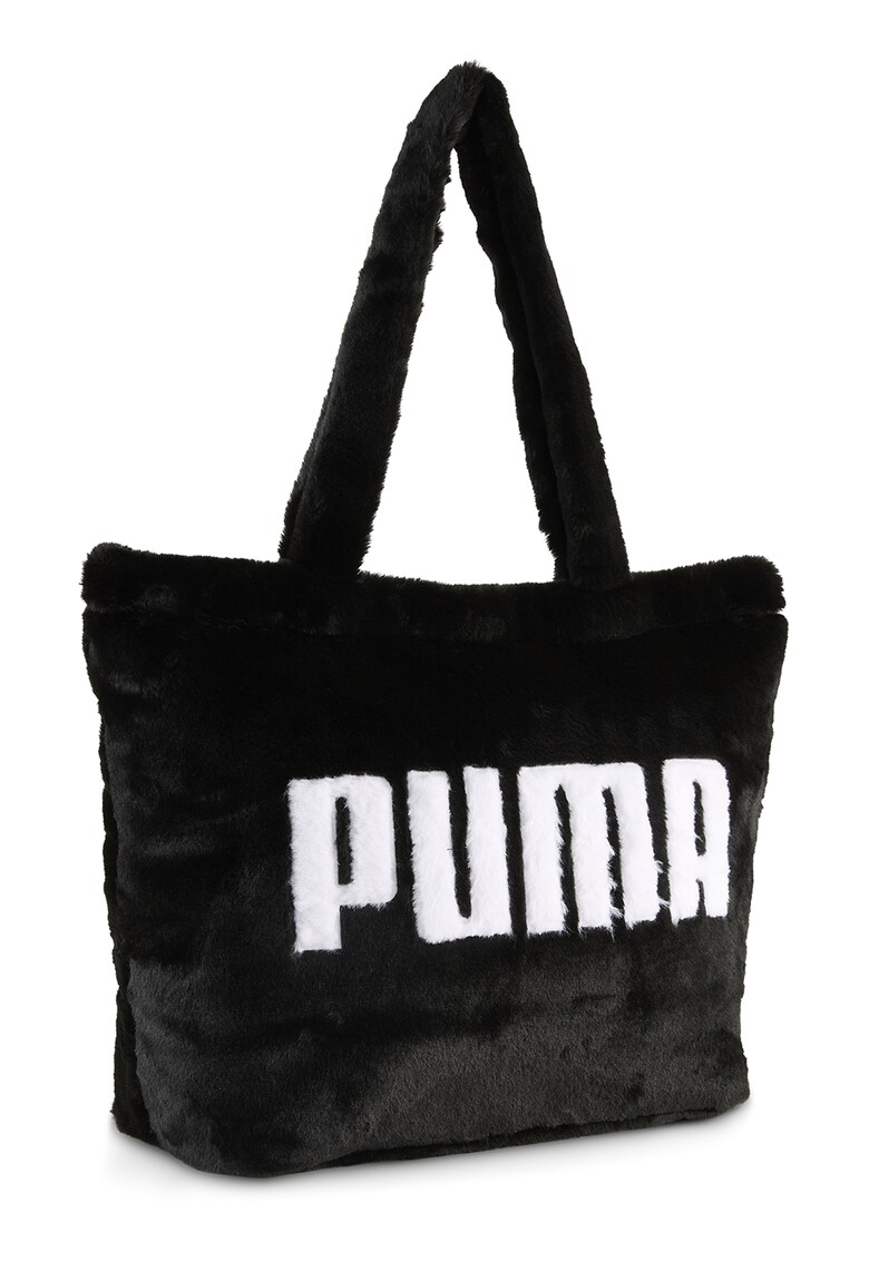 Geanta shopper cu blana sintetica