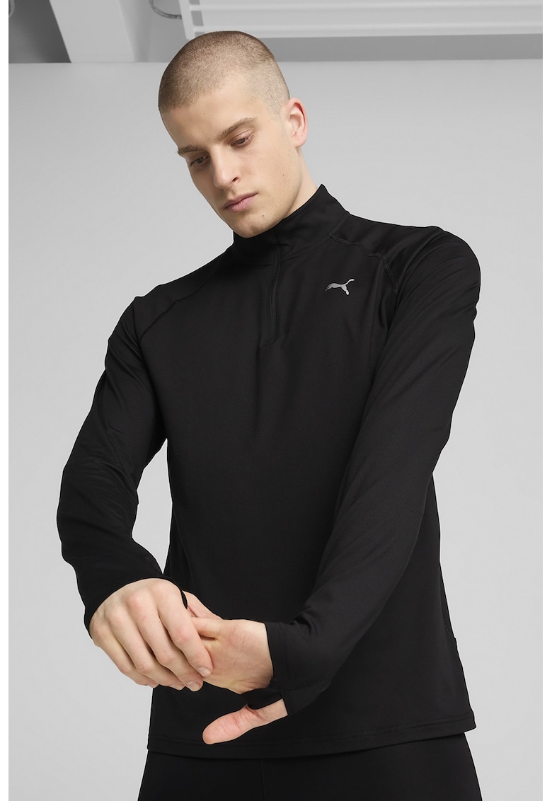 Bluza de trening cu fenta cu fermoar - pentru alergare Velocity Cloudspun