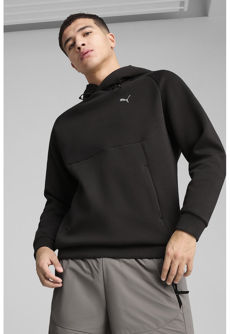 Hanorac relaxed-fit cu buzunar kangaroo