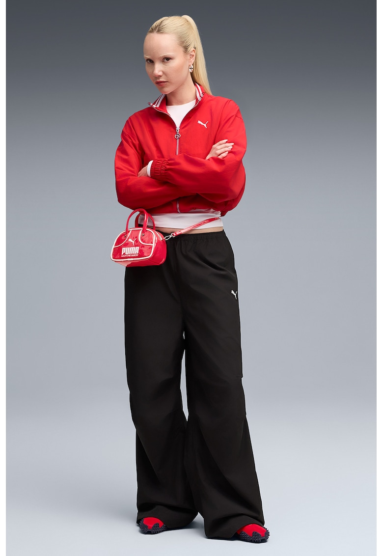 Pantaloni cu talie inalta si volane ESS