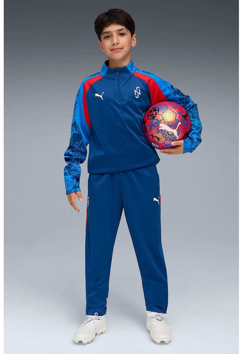 Pantaloni de trening cu logo - pentru fotbal - Rosu/Albastru royal