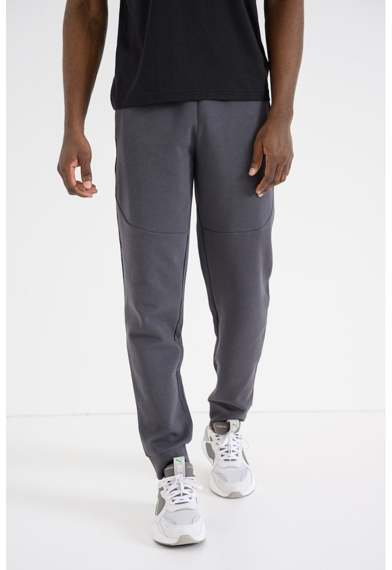 Pantaloni de trening cu talie elastica - Gri carbune