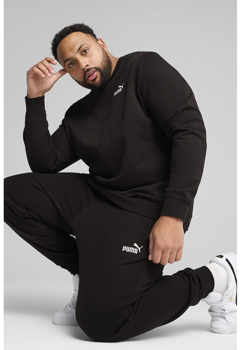 Bluza de trening cu decolteu la baza gatului Small No.1 - Negru