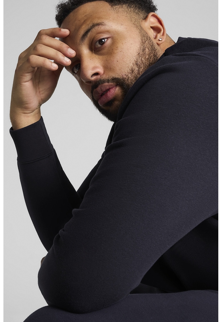 Bluza de trening cu decolteu la baza gatului Small No.1 - Bleumarin