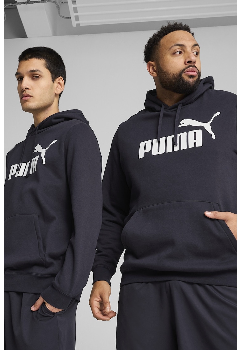 Hanorac cu imprimeu logo - Alb/Bleumarin