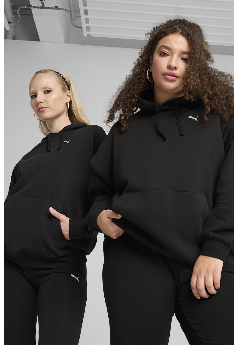 Hanorac relaxed-fit cu buzunar kangaroo